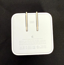 Genuine Apple 35W Dual USB C Compact Power Adapter A2571 MacBook Air OEM White picture