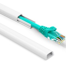 Paintable Cord Cover Wall Wire Hider Cable Concealer 153 Inch picture