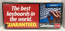 NEW SEALED KeyTronic Lifetime Series Keyboard LT Classic II PS/2 BLACK VTG picture
