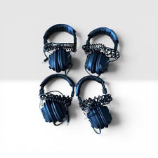 4 PK Califone 3068AV 3.5mm Plug Black Switchable Stereo/Mono Corder Headphones picture