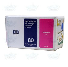 Genuine HP 80 Magenta 175mL Ink Cartridge C4874A DesignJet 1055cm 1000 1050C  picture