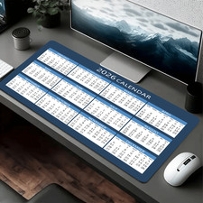 The 1pc Large Mouse Pad, Designed with a 2026 Calendar, Has a Non-Slip Base An picture