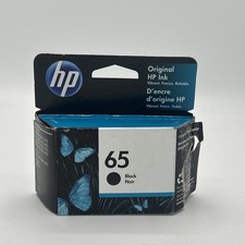 BRAND NEW Genuine HP 65: Black Ink Cartridge EXP. 06/2022 picture