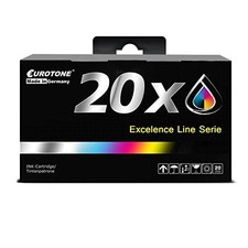 Eurotone 20x Ink Cartridge Compatible for Canon PGI580 Multicolor picture