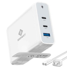 140W USB-C Power Adapter Charger for MacBook Pro 16in Wall Charger PD 3.1 3 Port picture
