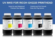 5×1000ML GH2220 Hard UV Ink For Ricoh GH2220 Industrial Inkjet Printhead picture
