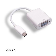 Kentek USB 3.1 C to VGA Adapter Converter 1920x1200 60Hz TV Laptop PC Monitor picture