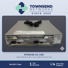 Juniper M7IBASE-AC-1GE Router w/RE850-1536, FEB-M7i-SVCS-S, PE-1GE-SFP PE-4FE-TX picture