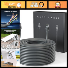 100FT Starlink Cable for Standard 4/4X/Gen 3/V4/V5 - High-Speed Internet Connect picture