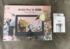 XP-Pen Artist Pro 16 Gen 2 Graphics Tablet Display, Stylus, 3-in-1 Cable picture