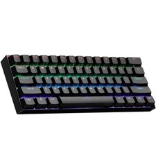 Anne Pro 2 Mechanical Gaming Keyboard 60% True RGB Backlit Wired/Wireless Black picture