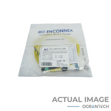 New OS2 8 Fiber MTP(APC)-LC x4 Duplex Cable Plenum Yellow 3M Polarity B picture