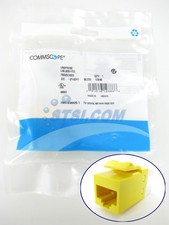 Commscope USL600-YEL Uniprise SL-Series RJ45 Cat6 Jack, Yellow ~STSI picture