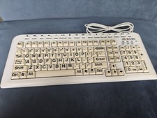 KEYS-U-See Ivory Keyboard Large Print Keys (YKB-LP-IUSBPS2) USB Connection picture