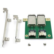 2-Port Internal SFF-8087 to External 8088 PCI Mini SAS 26P Adapter SAS RAID picture