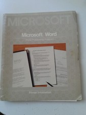 Computer Microsoft Word Word Processing Program Printer Information 1986 picture