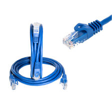 CAT5 Ethernet Patch Cable RJ-45 Internet Cord Blue 1.5FT -  20FT Multi-Pack LOT picture