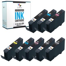8-Pack CMYi Compatible CLI-65 Ink Cartridges Set for Canon PIXMA PRO-200 Printer picture