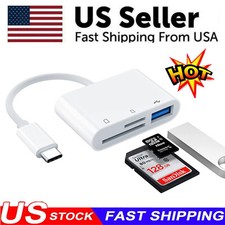 3 in 1 Type C USB OTG Adapter SD/TF Card Reader For Samsung Android Phone picture