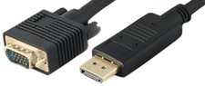 AddOn 6ft DisplayPort (Male) to VGA (Male) Black Cable (displayport2vga6f) picture