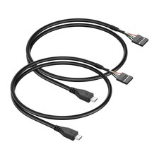 10x Micro USB 5 Pin Male to Dupont Female Header Motherboard Adapter Cable Cord picture
