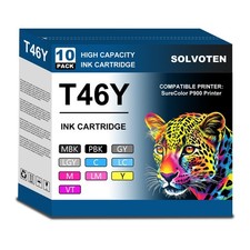 ** NEW Epson Ink | T46Y / T46Y100 | 50ml | For SC-P900 | Compatible | 10-Pack picture