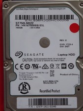 Seagate ST750LM022 HN-M750MBB /ESL | P/N: G267P-1611-01940 | REV.C | 750GB picture
