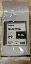 Genuine OEM Canon PFI-102MBK Matte Black Ink  picture