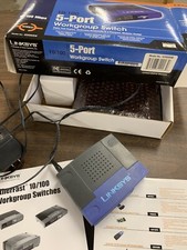 LINKSYS 10/100 5-PORT Workgroup Switch Model #EZXS55W - Pre-Owned picture