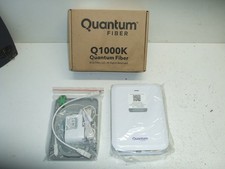 QUANTUM FIBER INTERNET Q1000K SMARTNID MODEM W/ WALL FIBER SPOOL BRACKET picture
