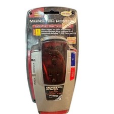 Monster Power AV200 Audio Video PowerCenter 2 Outlet Surge Protector 1110 Joules picture