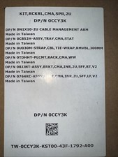 DELL / KIT, RCKRL, CMA, SPR, DP / N 0CCY3K ( RACK WIRE MANAGEMENT ) picture