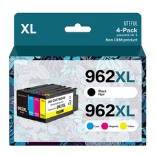 4Pk 962XL Ink Cartridges for HP 962 OfficeJet 9010 9015 9016 9018 9020 9025 9028 picture