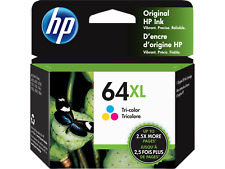 HP 64XL High Yield Tri-color Original Ink Cartridge, ~415 pages, N9J91AN#140 picture