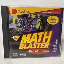 Davidson Math Blaster : Pre-Algebra (PC) CD-ROM - Windows 3.1/95 Power Macintosh picture
