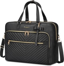 17 Inch Laptop Bag for Women, Leather Convertible Backpack Tote picture