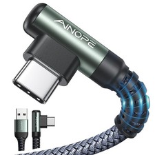 AINOPE USB A to C Cable 6.6FT 2 Pack Type C Charger 6.6FT+6.6FT, Grey picture