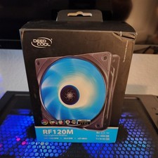 DEEPCOOL High Brightness RGB Fan 3 in 1 kit RF120M 120mm 120x120x25 pin picture