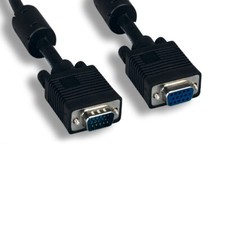KNTK 75' SVGA Video Extension Cable 28AWG HD15 15Pin for TV PC Monitor Display picture
