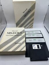 Microsoft MS-DOS 5 Floppy Disks and User Guide picture