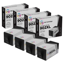 LD Compatible Replacements for HP 902 / 902XL / T6M14AN Black Ink Cartridges 4PK picture