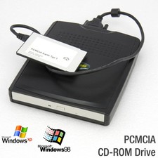 PCMCIA External CD-ROM Drive For Notebook Laptop CD Optical Drive Win 98 XP picture