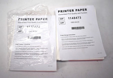 Lot of 600 Thermal Recording Paper Printer Paper White Sheets F Fold 1148473 picture