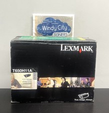 Genuine Lexmark T650H11A High Yield Return Program Print Toner 25k page Open Box picture