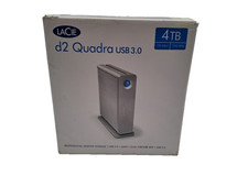 LACIE d2 Quadra USB 3.0 4TB Disktop Storage eSATA/Firewire800/91 hrs picture
