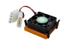 Pentium 586 Socket  5 7 CPU Fan w/ Aluminum Heat Sink Molex 4 PIN Connector NEW picture