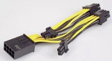 New Dell G22MM Accessories Y-Type GPU-Power Cable 1x 8 Pin to 2x 6+2 Pin picture