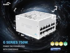 SAMA G750W ATX 3.1 Power Supply, 80+ Gold Efficiency, PCIE 5.1 Ready, Full picture