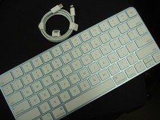 BRAND NEW OEM Apple A2450 BLUE Magic Keyboard w/ Charge cable MK2A3LL/A EMC 3619 picture