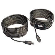 Eaton U042-036 Tripp Lite 36ft USB 2.0 Hi-Speed Active Repeater Cable M/M A/B picture